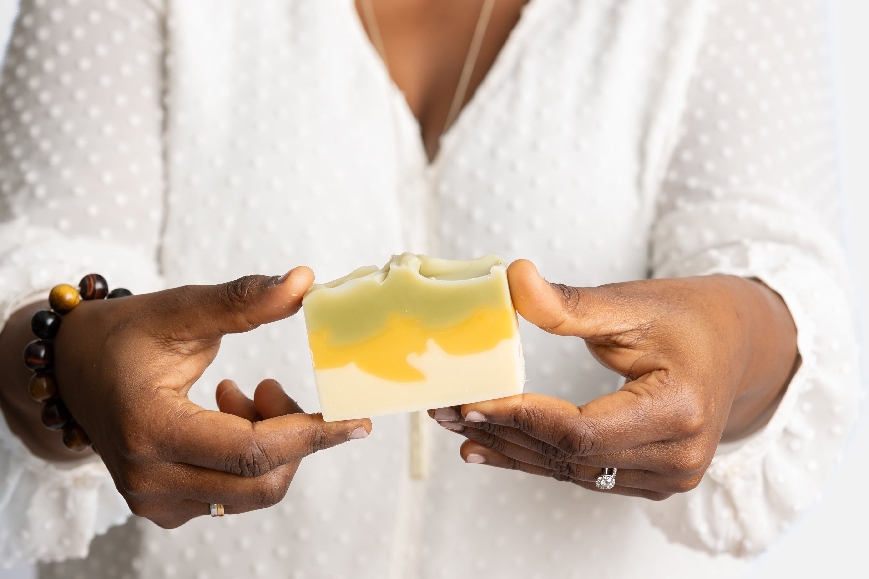 Oriana Showing Citrus Soap