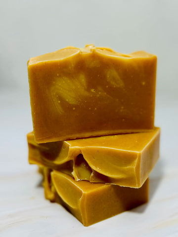 orange turmeric body soap